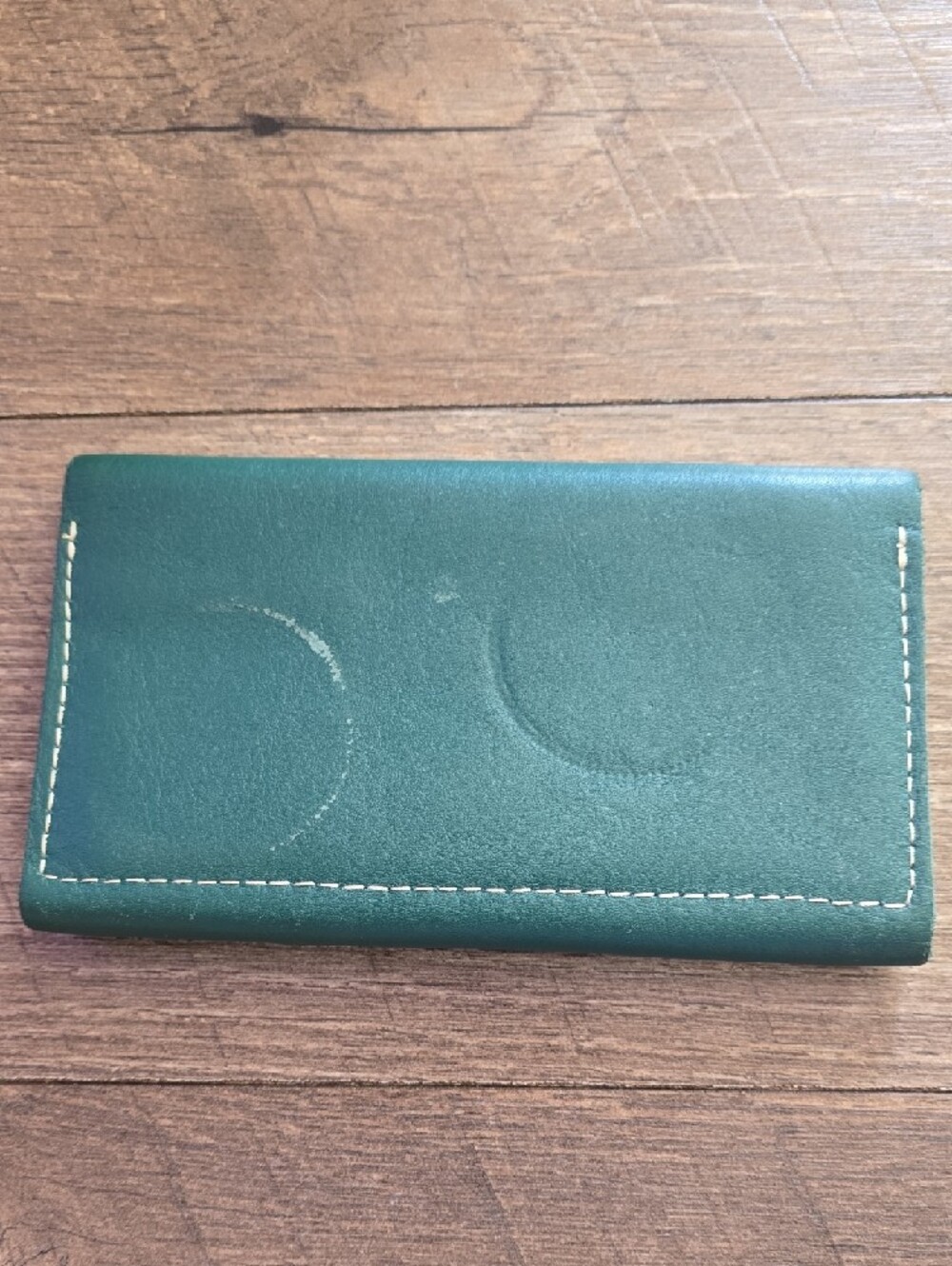 Portland Leather Green Snap Wallet - Picture 4 of 10